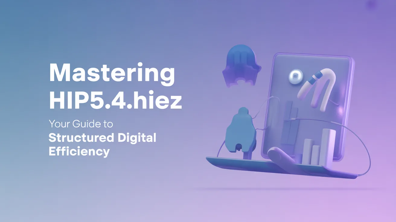 Mastering Hip5.4.1hiez: Your Guide to Structured Digital Efficiency