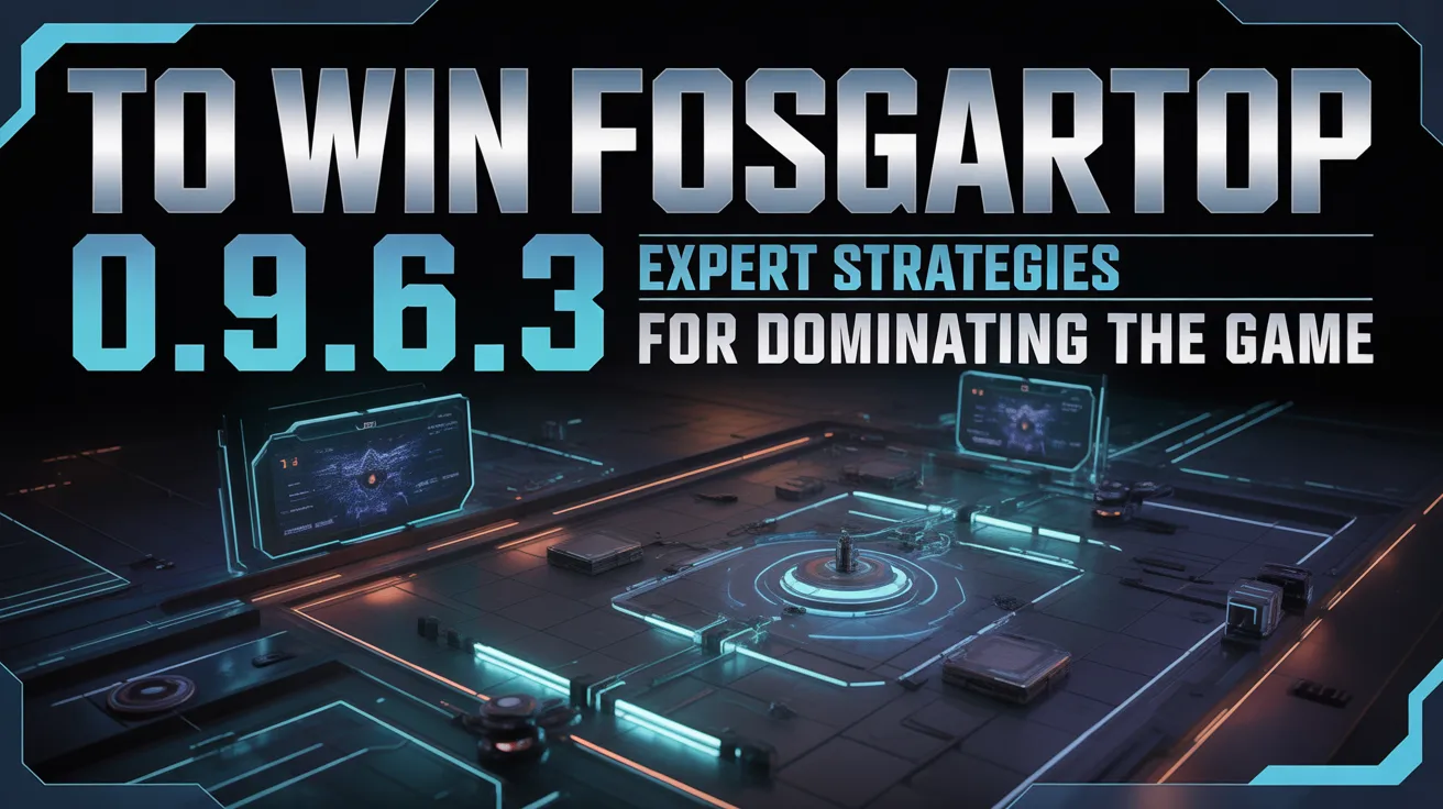 To Win Fosgartop0.9.6.3: Expert Strategies for Dominating the Game